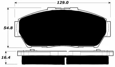 Porterfield Brake Pads for 1998 ACURA INTEGRA