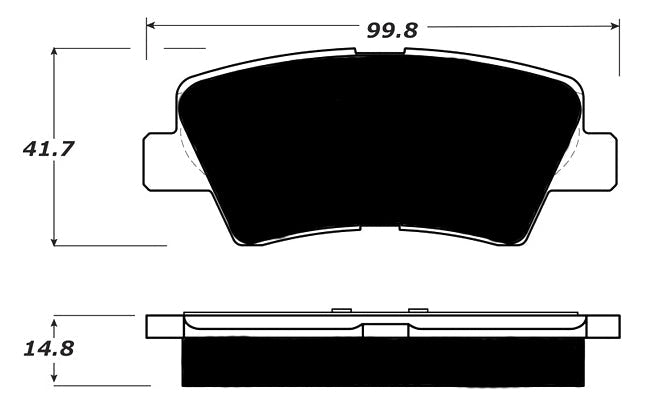 Porterfield Brake Pads for 2016 HYUNDAI VELOSTER-Non Turbo