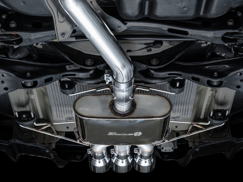 AWE Tuning 2024 Acura Integra Type S DE5 FWD Touring Edition Exhaust w/ Triple Chrome Silver Tips 3015-52335