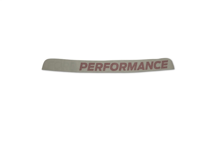 Ford Performance Parts 2005-2019 Mustang Ford Performance Windshield Banner-white And Red