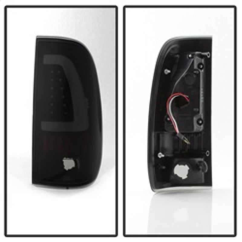 SPYDER xTune 97-03 Ford F-150 Light Bar LED Tail Lights - Black Smoke (ALT-ON-FF15097-LBLED-BSM) 9038501