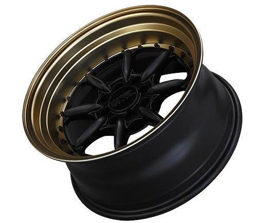 XXR 002.5 Wheel Flat Black / Bronze Lip 16x8 +20 4x100,4x114.3