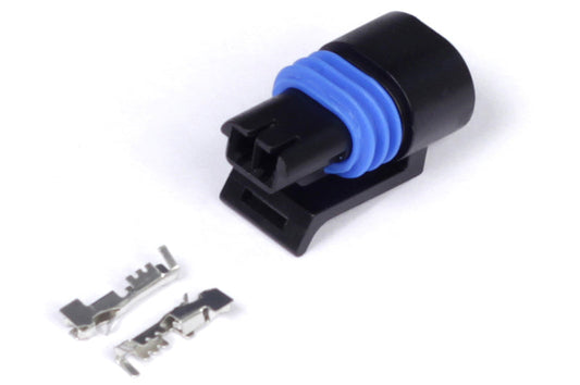 797 Performance, LLC Haltech Delphi 2 Pin GM Style Coolant Temp Connector Black Plug & Pins