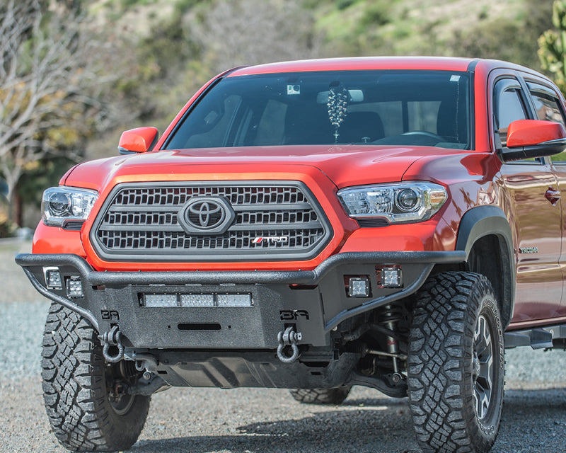 FR SPORT Body Armor 4x4 2016+ Toyota Tacoma Desert Series Front Winch Bumper TC-19337 - View 3