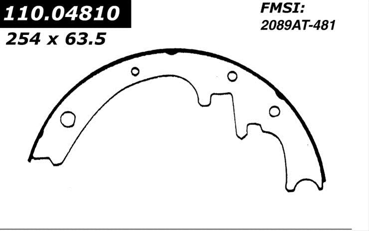Porterfield Brake Shoes for 1986 LINCOLN TOWN CAR