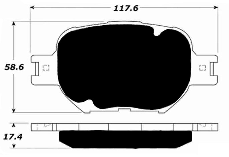 Porterfield Brake Pads for 2007 SCION tC