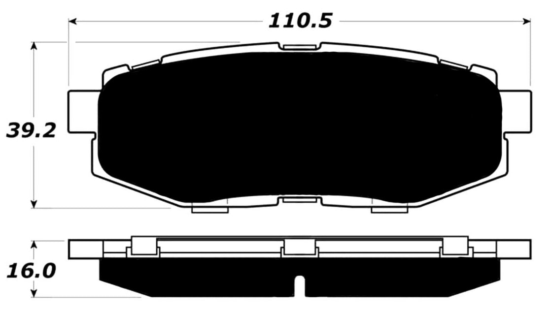 Porterfield Brake Pads for 2017 SUBARU BRZ w/ Vented Rear Disc