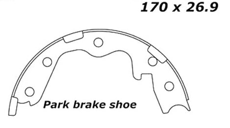 Porterfield Brake Shoes for 1991 NISSAN 300ZX Turbo