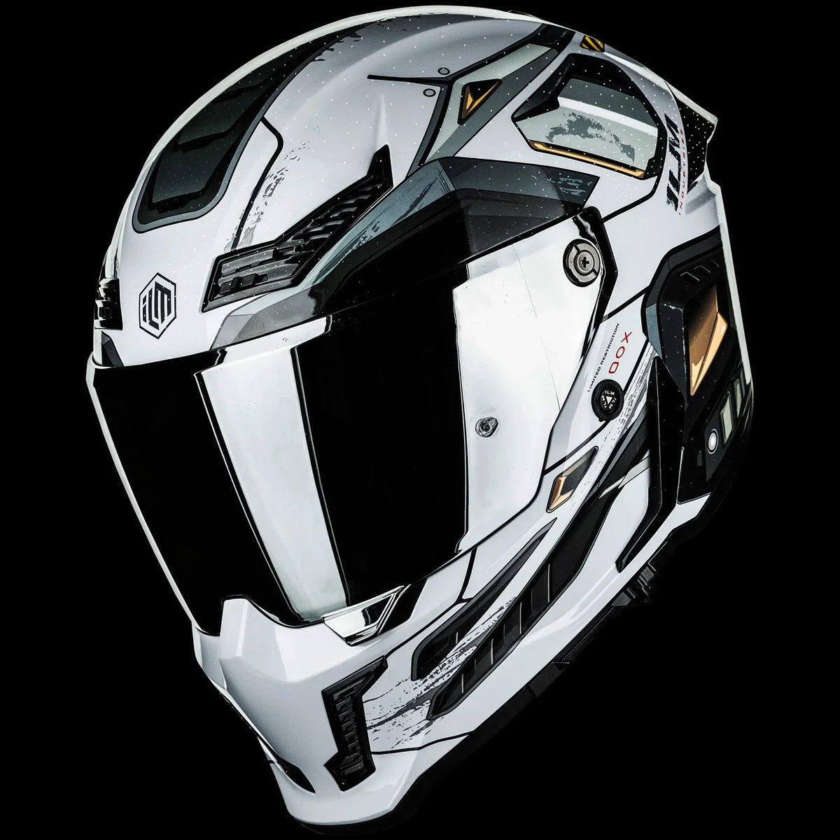 ILM Motorcycle Full Face Helmets DOT ECE Powersports Dual Visor Street Racing with Pinlock Cascos para Motos Model MF509 Pro