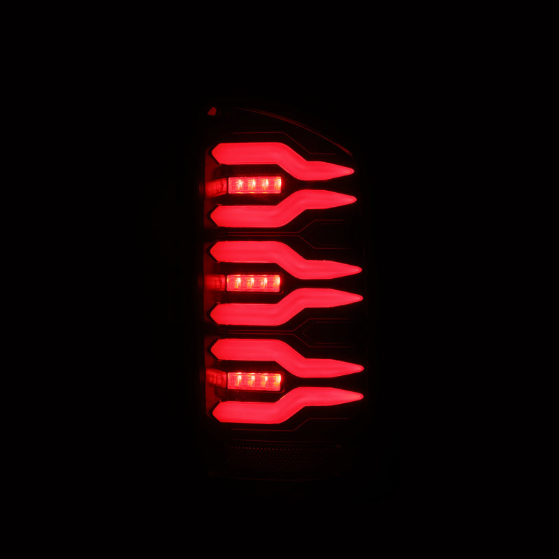 AlphaRex 02-06 Dodge Ram1500 + 03-06 Dodge Ram2500/3500 Luxx-Series LED Tail Lights (Pair) Black/Red 641030 *Discontinued