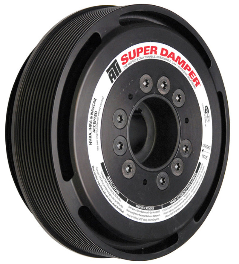 ATI Damper - 7.074in - ST - Chevy BB 454/502 - Ext Bal Chrysler Front - w/SC - 6 Bolt - 2nd 1/4 Key ATI917741E