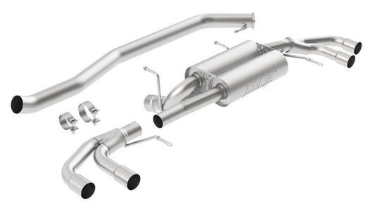 FR SPORT Borla 09-15 Nissan GT-R 3.8L V6 Twin Turbo S-Type Catback Exhaust Dual Split Rear Exit...