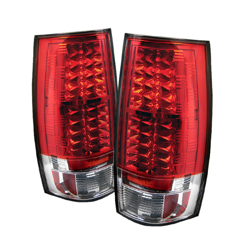 FR SPORT Spyder Chevy Suburban/GMC Yukon/Yukon Denali 07-14 LED Tail Lights Red Clear...