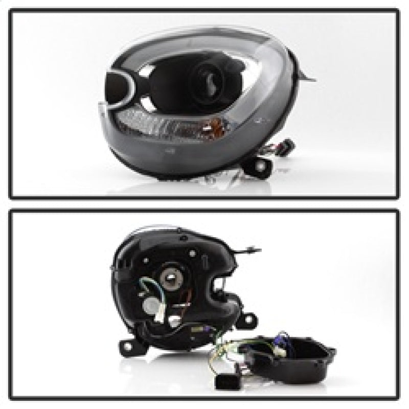 Spyder Mini Cooper Countryman 11-15 Headlights - Halogen Model Only - Black PRO-YD-MCO11-DRL-BK 5083449