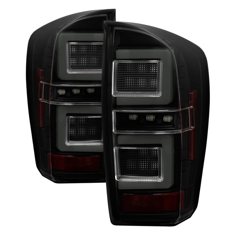 FR SPORT Spyder 16-17 Toyota Tacoma LED Tail Lights - Black Smoke (ALT-YD-TT16-LED-BSM) 5085740