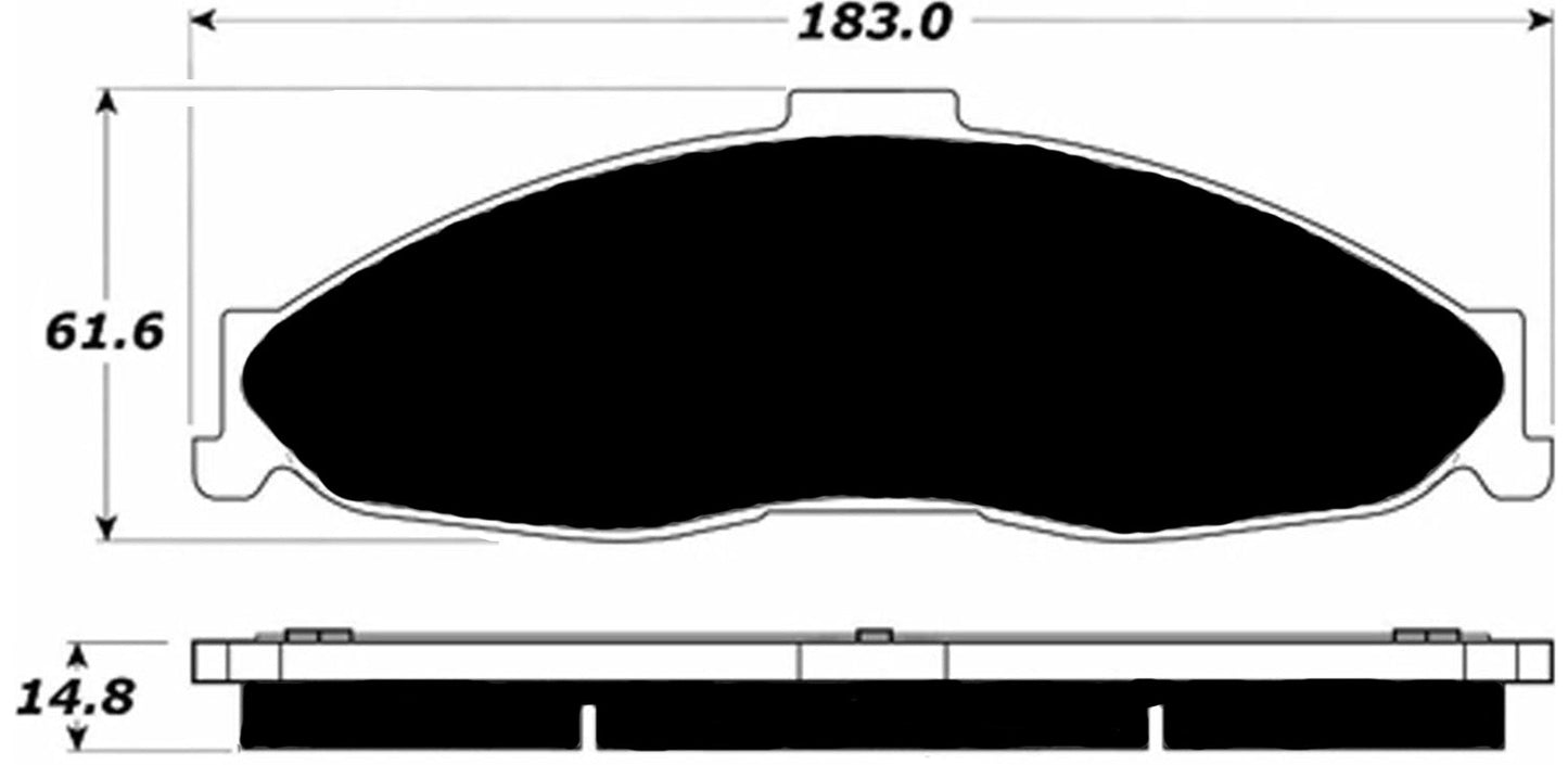 Porterfield Brake Pads for 1999 PONTIAC FIREBIRD