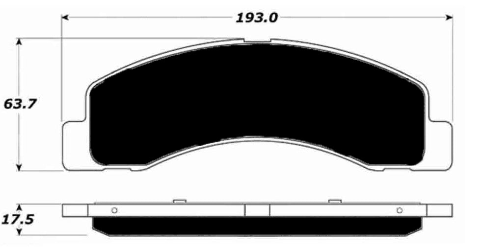 Porterfield Brake Pads for 2004 FORD F350 1 Ton 4WD DRW
