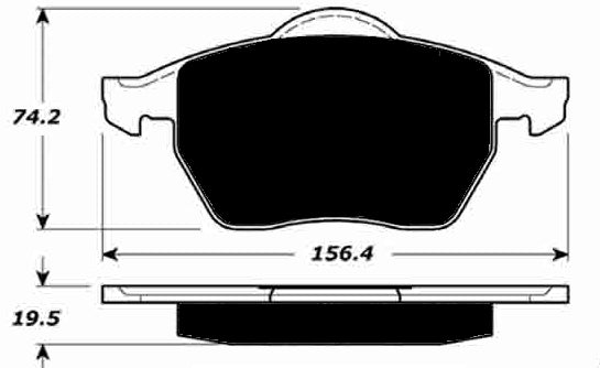 Porterfield Brake Pads for 2002 AUDI A4 Quattro - 3.0L Sedan
