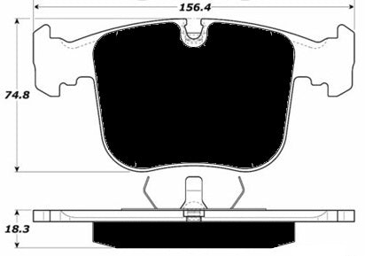 FR SPORT Porterfield Brake Pads for 1991 BMW 850I