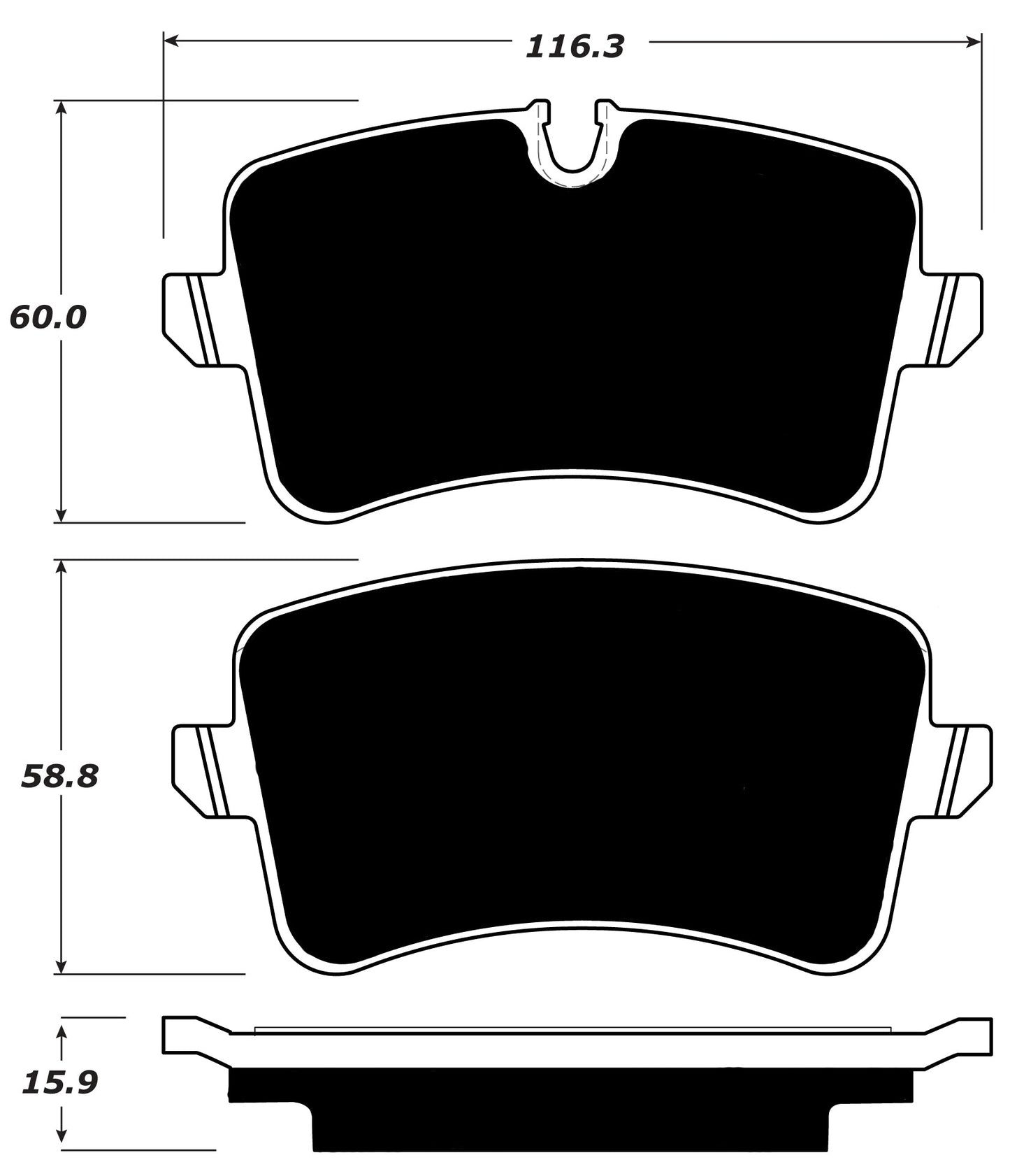 Porterfield Brake Pads for 2016 AUDI A8/A8 Quattro - Iron Discs w/400mm Front Discs