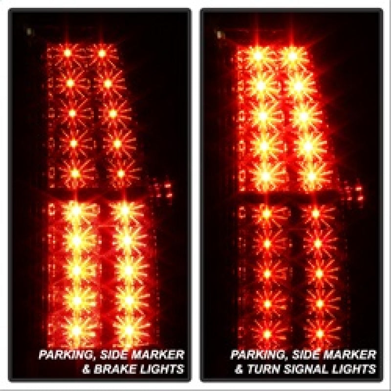 FR SPORT Spyder Chevy Suburban/GMC Yukon/Yukon Denali 07-14 LED Tail Lights Red Clear...