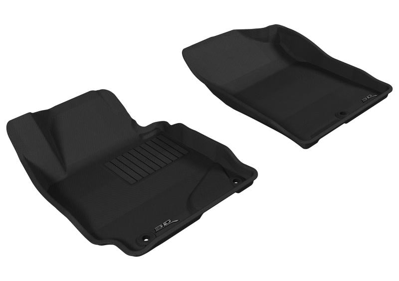 3D MAXpider 2011-2013 Hyundai Elantra Kagu 1st Row Floormat - Gray L1HY02111501