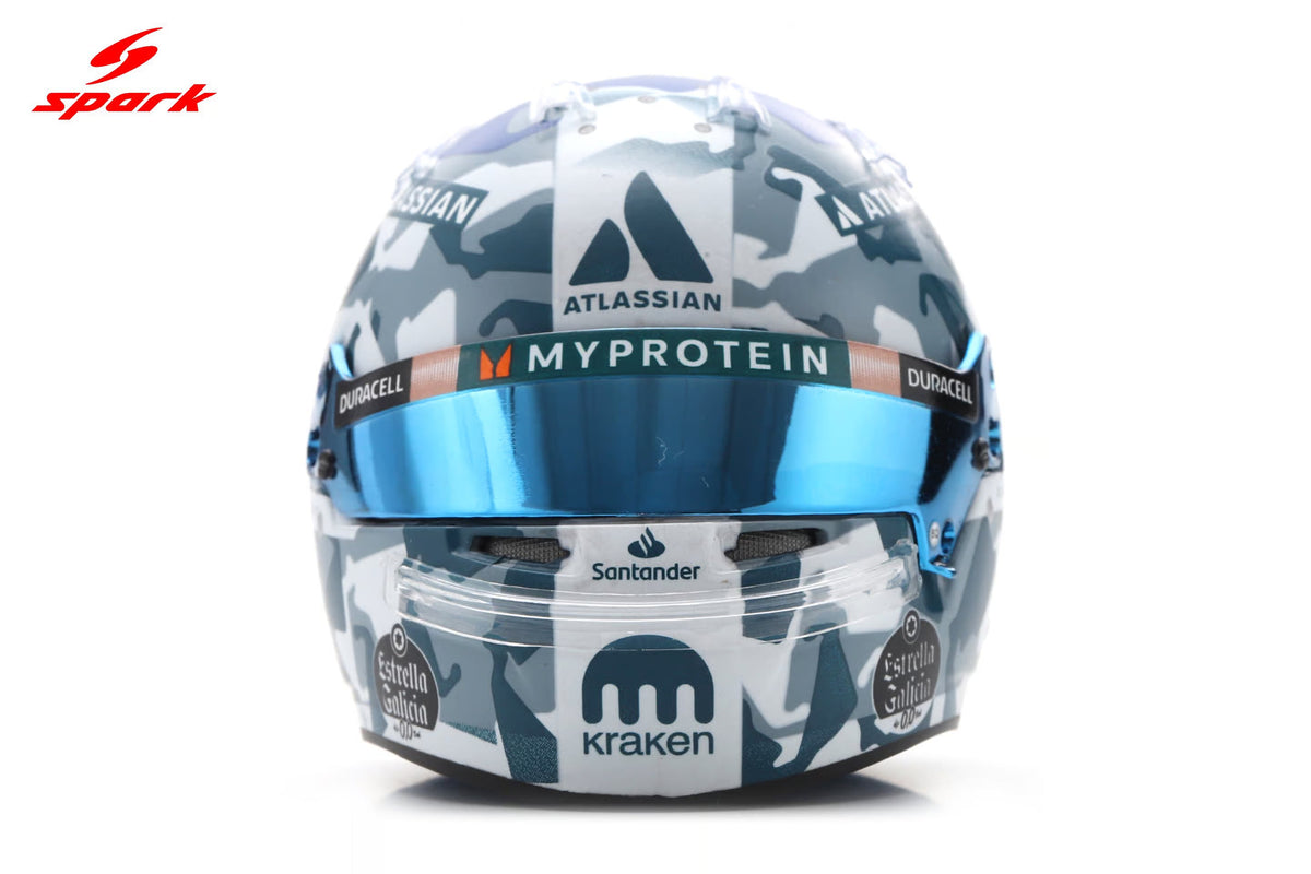 STM Diecast Spark-Model Williams Racing F1 Team Carlos Sainz Helmet British GP 2025 1:5 - View 4