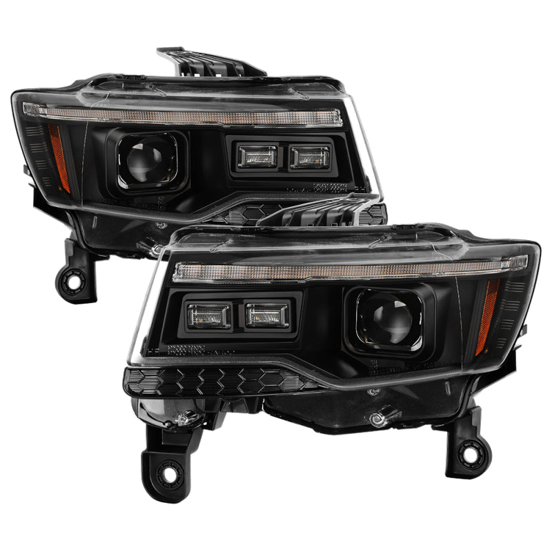 SPYDER 14-21 Jeep Grand Cherokee (HID Model Only) Projector Headlights - Black 5088956