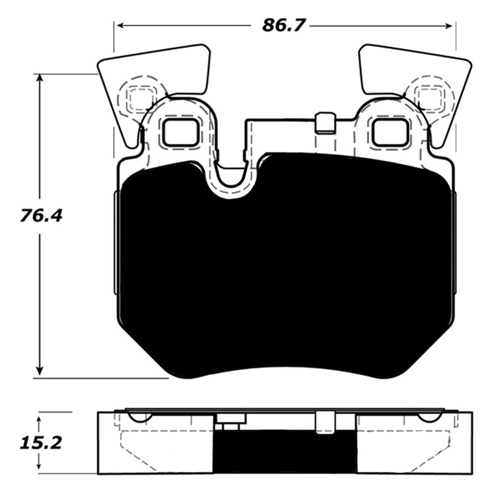 Porterfield Brake Pads for 2013 BMW 135i