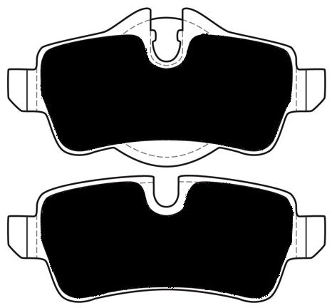 Porterfield Brake Pads for 2008 MINI Clubman w/JCW