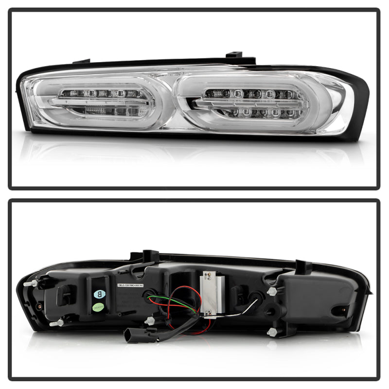 Spyder Chevy Camaro 16-18 (Do Not Fit Halogen Model) LED Tail Lights Chrome ALT-YD-CCAM16LED-SEQ-C 5087249