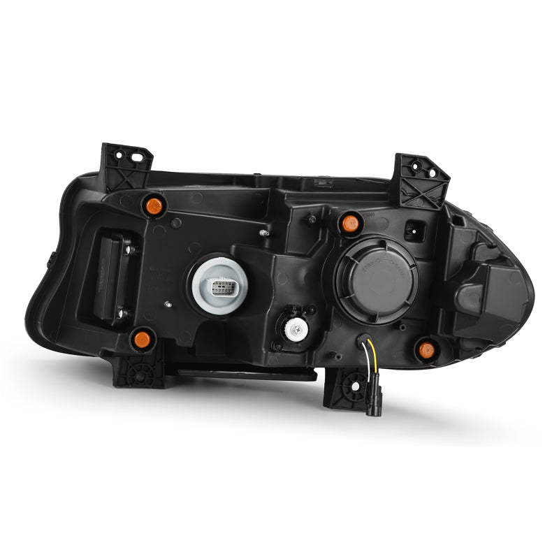 AlphaRex 15-23 Dodge Charger NOVA LED Proj Headlights Alpha-Blk w/Actv Light & Seq.Sig / SB DRL 880500 *Discontinued