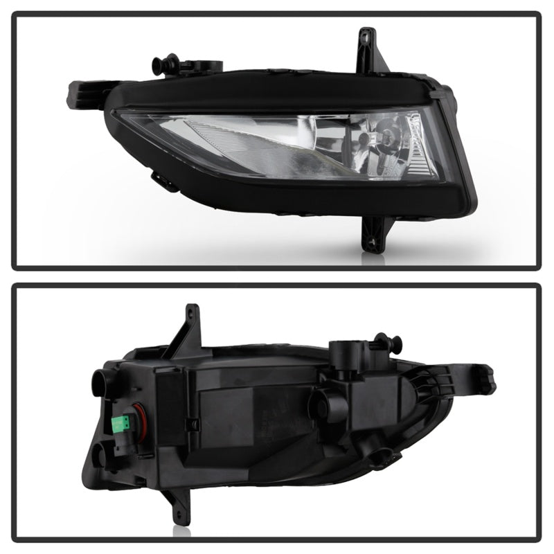 Spyder VW Golf 18-20 OEM Style Fog Lights w/Universal Switch - Clear (FL-VG2018-C) 5087157