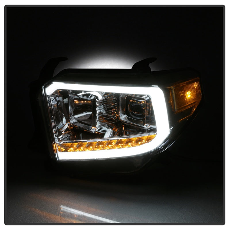 FR SPORT SPYDER xTune 14-17 Toyota Tundra DRL LED Light Bar Projector Headlights - Chrome...