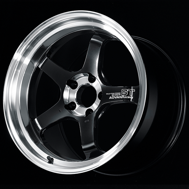 Advan GT Beyond-R 18X9.5 / +25 Off / 5x112 BC / 66.5mm Bore / Diamond Cut and Dark Platinum Black YAQC8J25MDPB