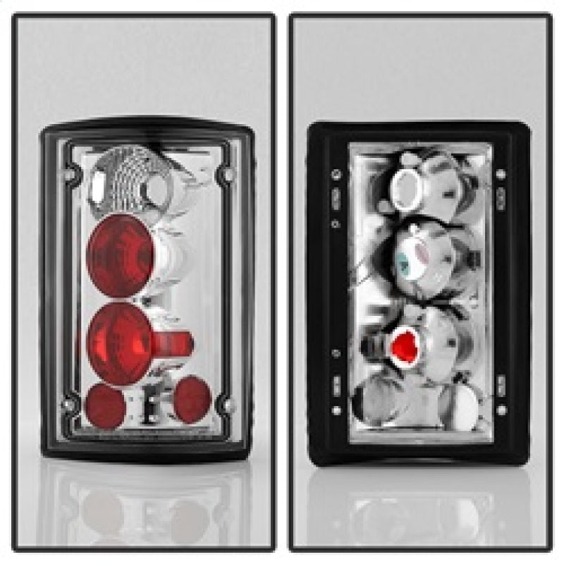FR SPORT Spyder Ford Excursion 00-06/Econoline 150/250/350/450/550 95-06 Euro Tail Lights Chrm...