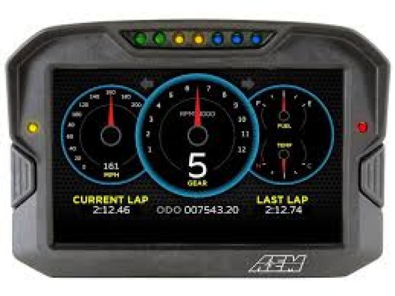AEM Electronics Digital Dash, CD-7L, Carbon Housing, Data Logging, CAN Bus, Kit