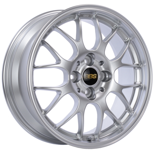 BBS RG-R 17x8 5x120 ET40 CB72.5 Diamond Silver Wheel -82mm PFS/Clip Req RG719HDSK