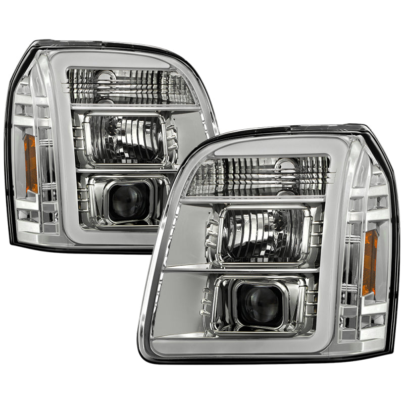 FR SPORT Spyder GMC Yukon 07-14/Denali 07-14 /XL 07-14 V2 Projector Headlights - Chrome...