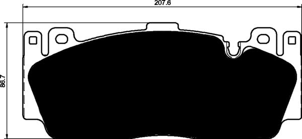 Porterfield Brake Pads for 2013 BMW M5 - w/Iron Discs
