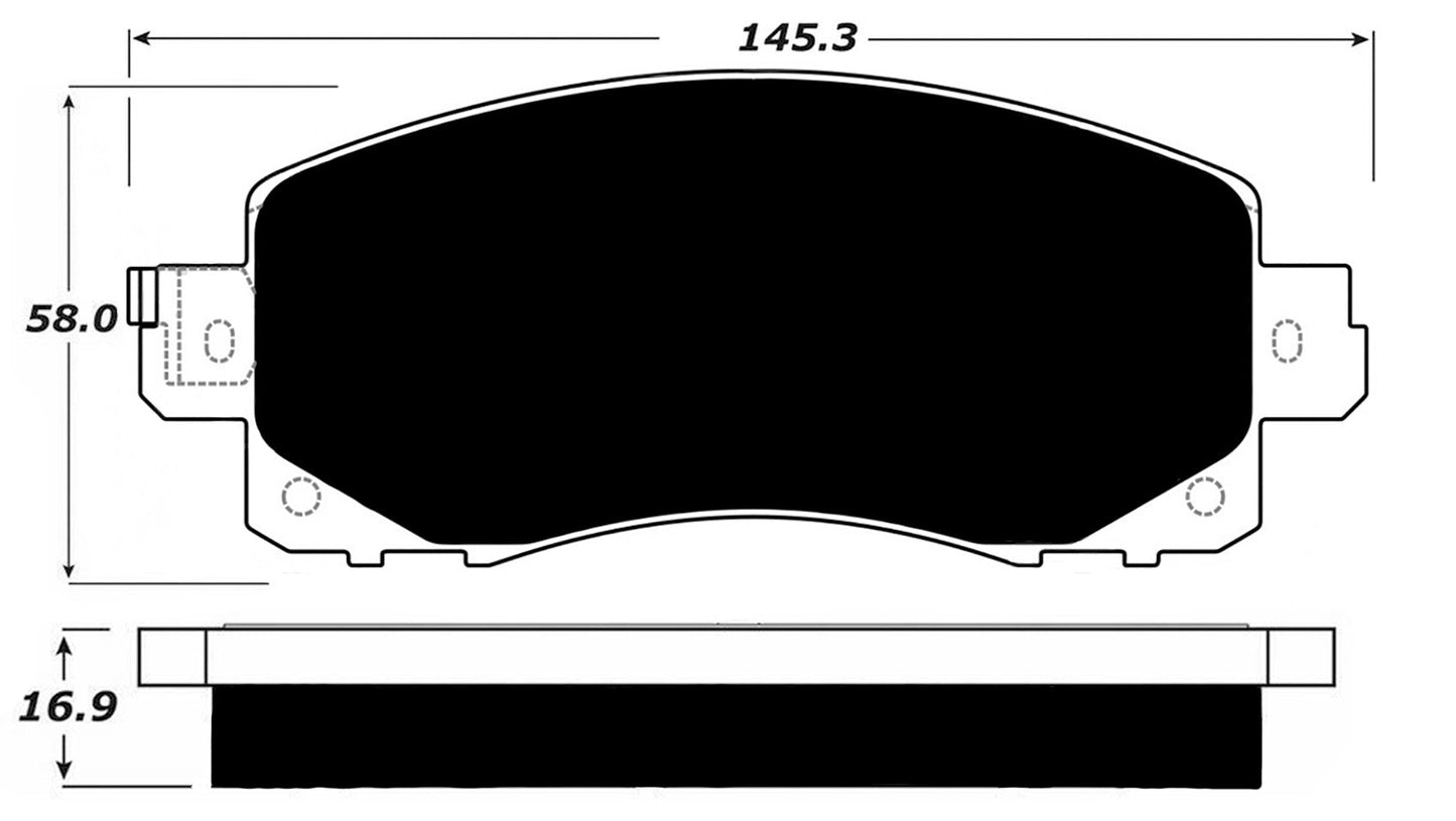 Porterfield Brake Pads for 2020 SUBARU CROSSTREK