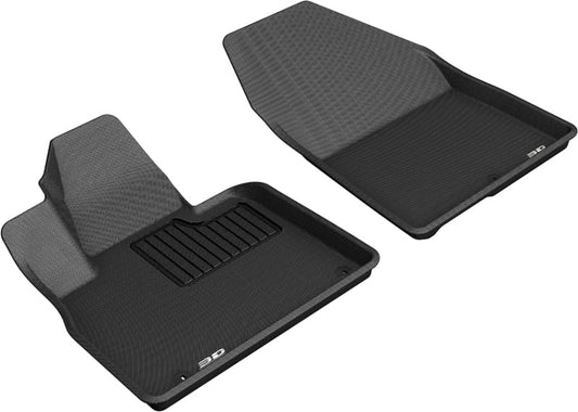 FR SPORT 3D MAXpider 2019-2020 Hyundai Santa Fe Kagu 1st Row Floormat - Black L1HY09311509