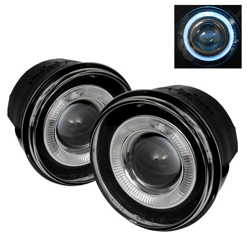 FR SPORT Spyder Jeep Grand Cherokee 05-09 Halo Projector Fog Lights w/swch w/swch Clear...
