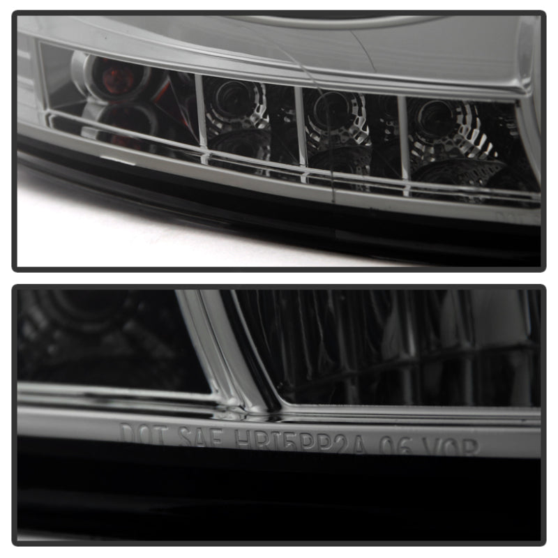 Spyder Dodge Ram 1500 06-08/Ram 2500 06-09 Projector Headlights LED Halo LED Smke PRO-YD-DR06-HL-SM 5010025