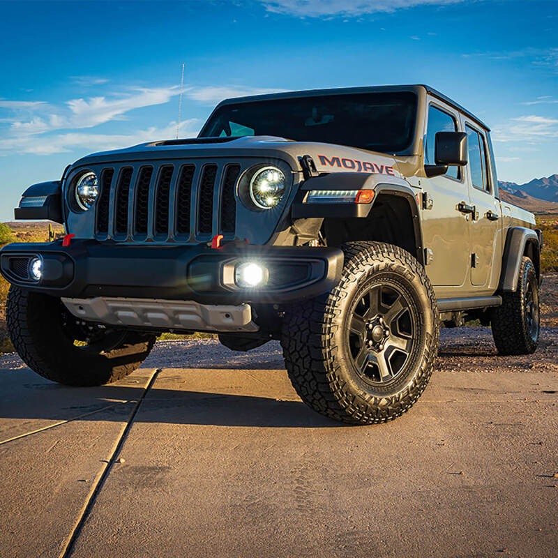 ARB Jeep JL/JT SAE Only Plug N Play Fog Light Kit (Bumper Kit) - White V3JW2KWSO