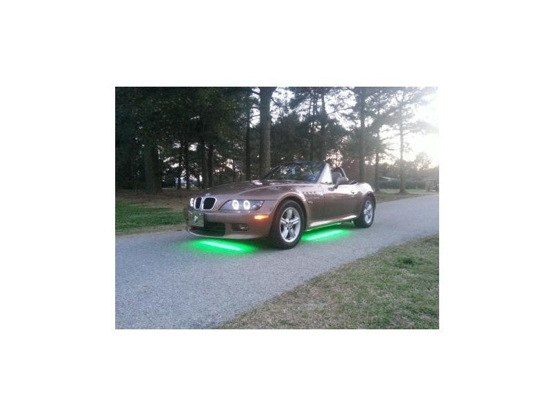 FR SPORT Spyder BMW Z3 96-02 Projector Headlights LED Halo Black High H1 Low H1...