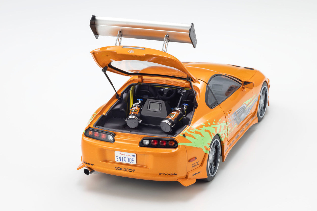 Kyosho 1993 Toyota Supra MK4 (A80) "Fast & the Furious" Orange Pearl 1:18