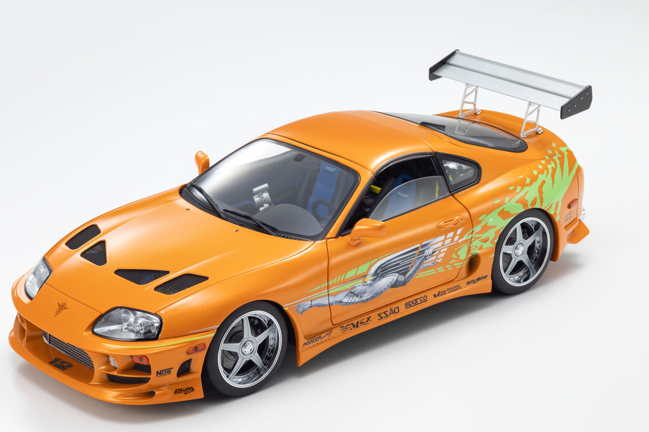 Kyosho 1993 Toyota Supra MK4 (A80) "Fast & the Furious" Orange Pearl 1:18