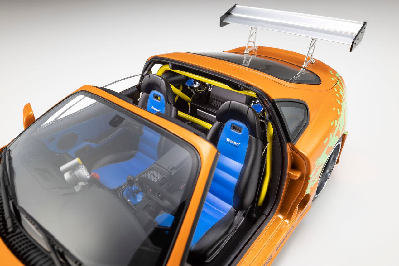 Kyosho 1993 Toyota Supra MK4 (A80) "Fast & the Furious" Orange Pearl 1:18