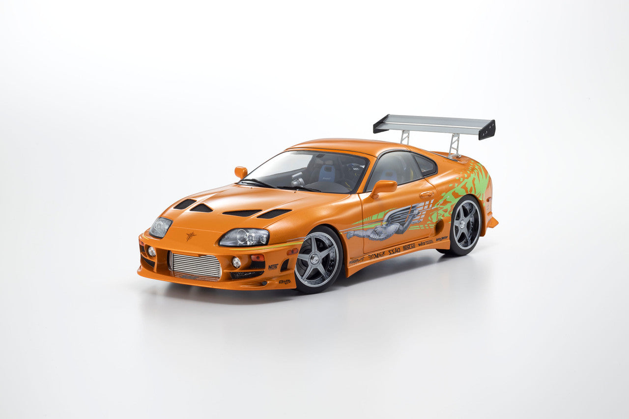 Kyosho 1993 Toyota Supra MK4 (A80) "Fast & the Furious" Orange Pearl 1:18